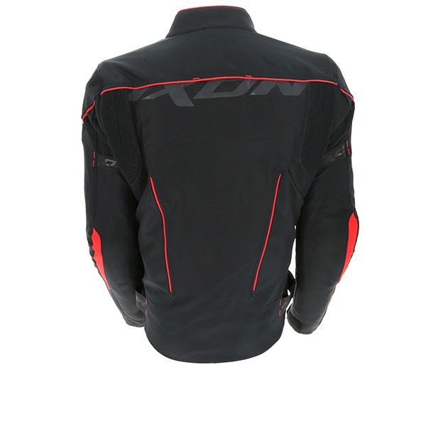 Ixon Sirocco Textile Jacket Black Red FREE UK DELIVERY