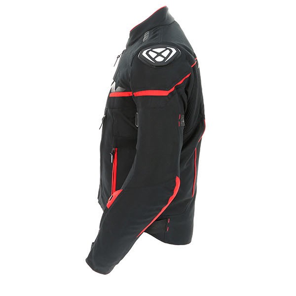 Ixon Sirocco Textile Jacket Black Red FREE UK DELIVERY