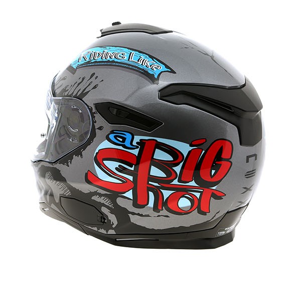 Nexx SX.100 - Big Shot Helmet Dark Grey 