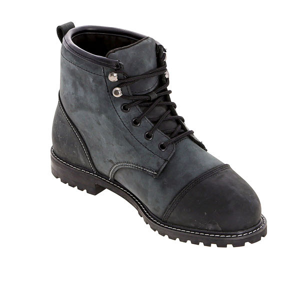 Oxford Hardy Leather Boots - Charcoal - FREE UK DELIVERY