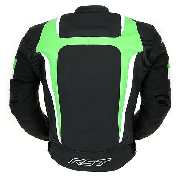 RST Blade Leather Sports Motorcycle Jacket Green