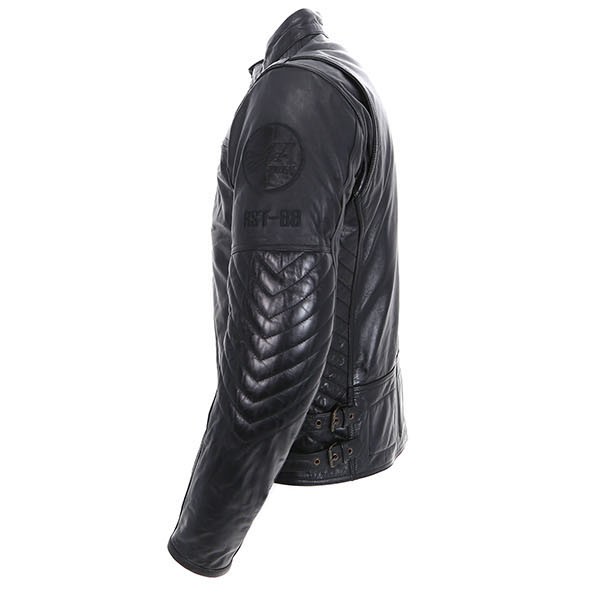 Rst Motorbike Motorcycle Vintage Classic Tt Retro Leather Jacket Rst Classic Tt Retro 2 Leather Jacket Black