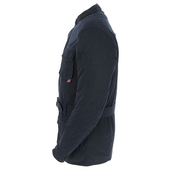RST IOM TT Classic Wax 3 4 CE Textile Jacket Navy