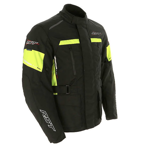 Image of RST Tour Master 2 CE Textile Jacket - Black / Flo Yellow