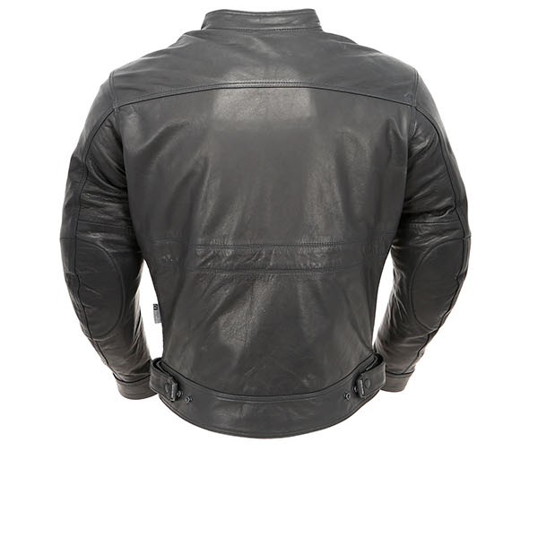 Richa Cafe Leather Jacket - Black - FREE UK DELIVERY