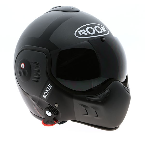 Casque roof boxer v8 bond titane noir mat