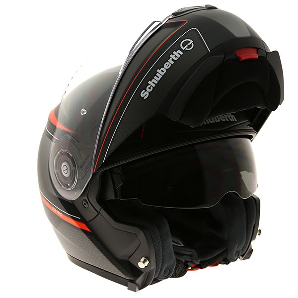 Schuberth C3 Pro Dark Classic - Orange - FREE UK DELIVERY