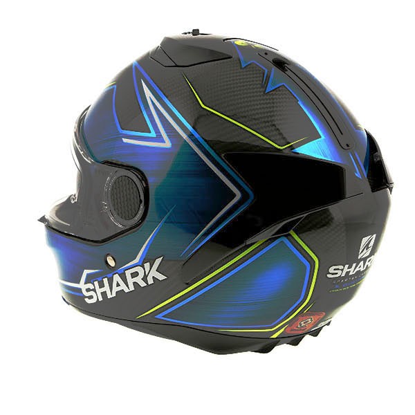 Shark Spartan Carbon - Guintoli Replica Black / Blue / Yellow - FREE UK  DELIVERY