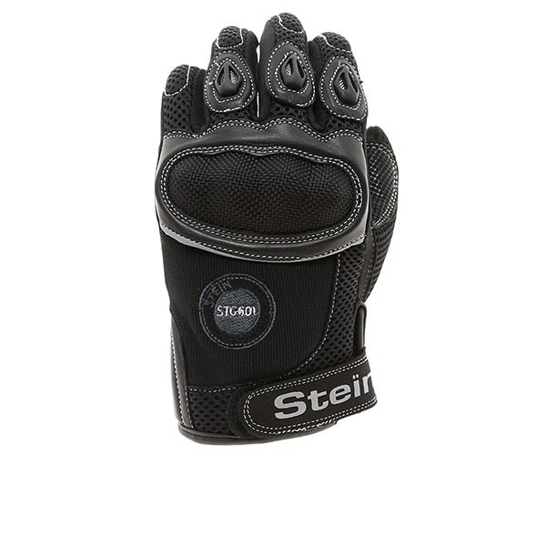 SALE CHEAP STEIN BLACK WHITE GREY LEATHER SUMMER MOTORCYCLE MOTORBIKE GLOVES