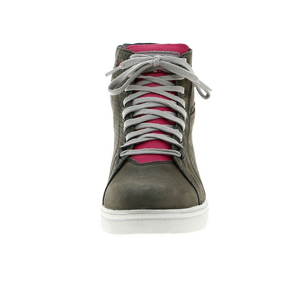 TCX Street Ace Ladies Waterproof Short Urban Motorcycle Boots Grey//Pink
