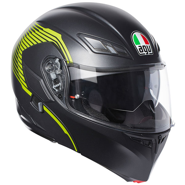 Image of AGV Compact-ST Vermont - Black / Flo Yellow