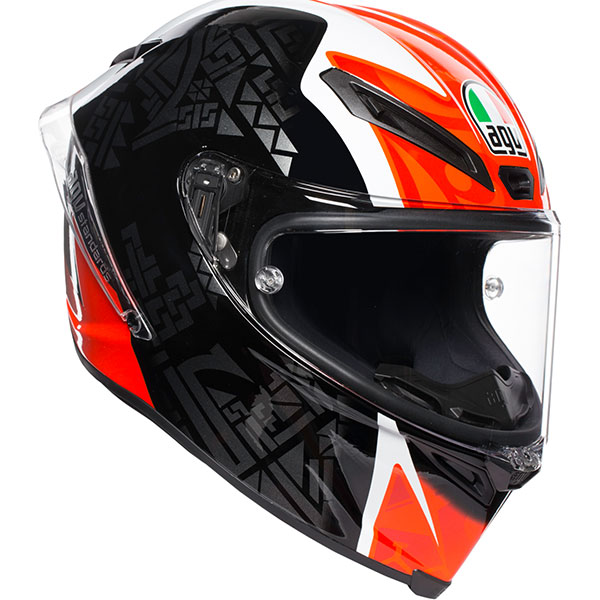 Image of AGV Corsa-R Casanova - Black / Red / Green