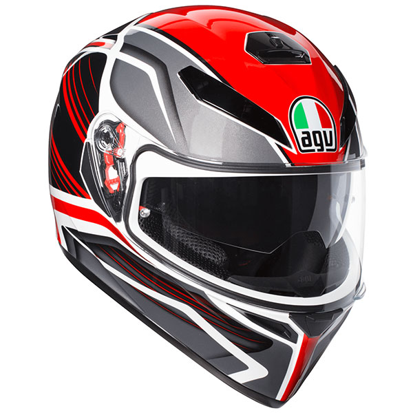 Image of AGV K-3 SV Proton - Black / Red