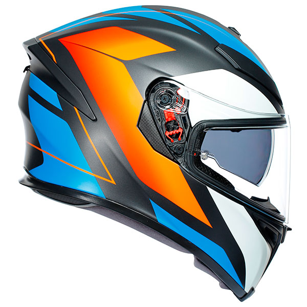 Image of AGV K5-S Core - Matt Black / Blue / Orange