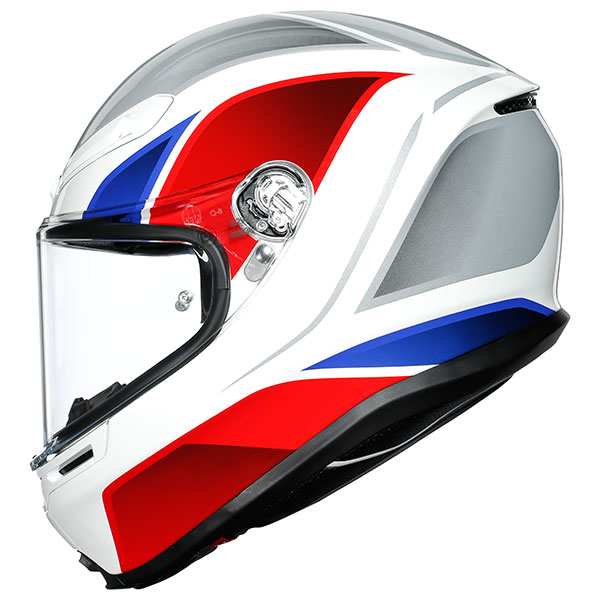 Image of AGV K6 Hyphen - White / Red / Blue