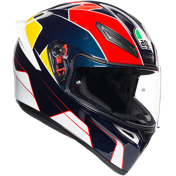 Image of AGV K1 Pitlane - Blue / Red / Yellow