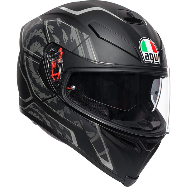 Image of AGV K5-S Tornado - Black / Silver