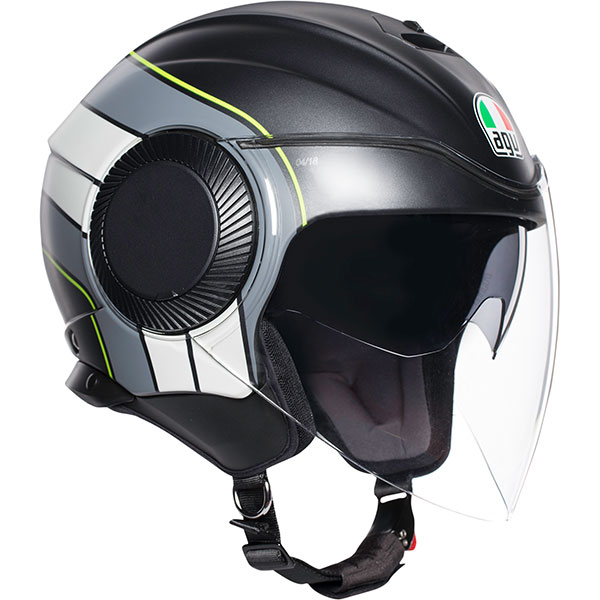 Image of AGV Orbyt Brera - Matt Black / Grey / Fluo Yellow