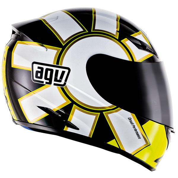 AGV K3 Rossi Gothic 46 - Black - FREE UK DELIVERY