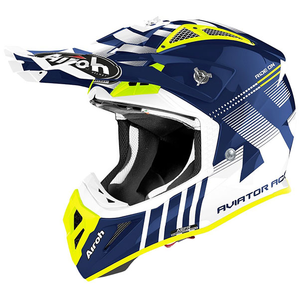 Image of Airoh Aviator Ace Helmet - Nemesi Blue