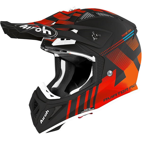 Image of Airoh Aviator Ace Helmet - Nemesi Orange