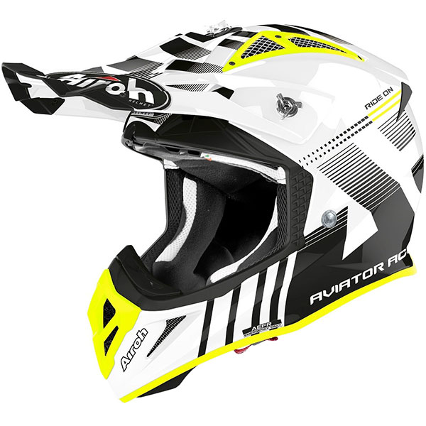 Image of Airoh Aviator Ace Helmet - Nemesi White