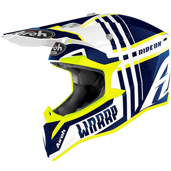 Image of Airoh Wraap Helmet - Broken Blue
