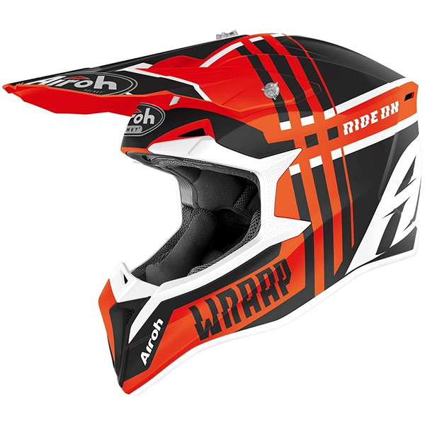 Image of Airoh Wraap Helmet - Broken Orange