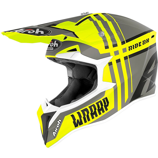 Image of Airoh Wraap Helmet - Broken Yellow