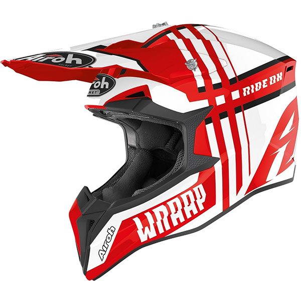 Image of Airoh Wraap Helmet - Broken Red