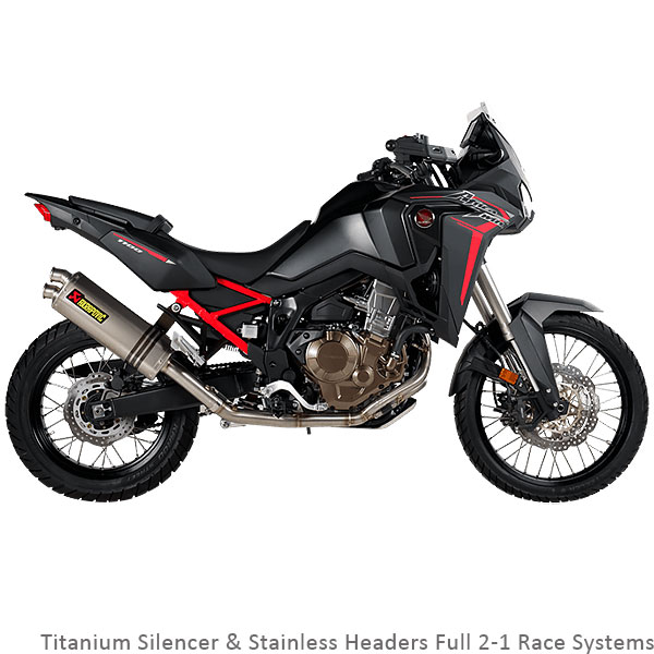Akrapovic Exhaust Honda CRF 1100 L Africa Twin 20 22 FREE UK DELIVERY