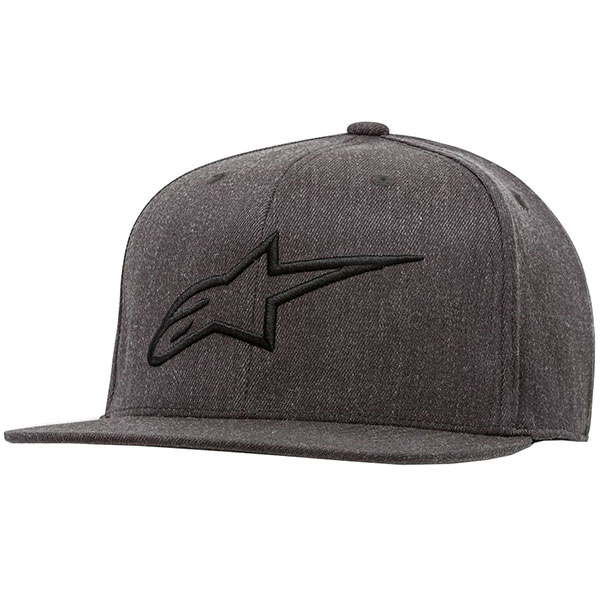 Image of Alpinestars Ageless Flatbill Hat - Charcoal Heather / Black