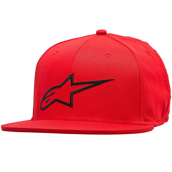 Image of Alpinestars Ageless Flatbill Hat - Red / Black