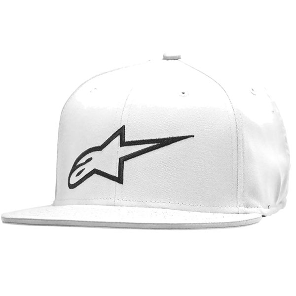 Image of Alpinestars Ageless Flatbill Hat - White / Black