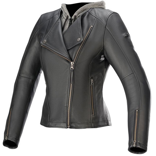 Image of Alpinestars Alice Ladies Leather Jacket - Black