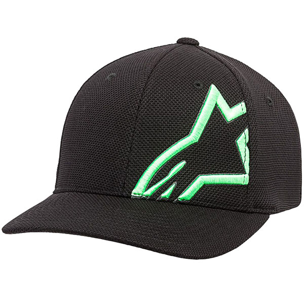 Image of Alpinestars Corp Shift Mock Mesh Hat - Black / Green