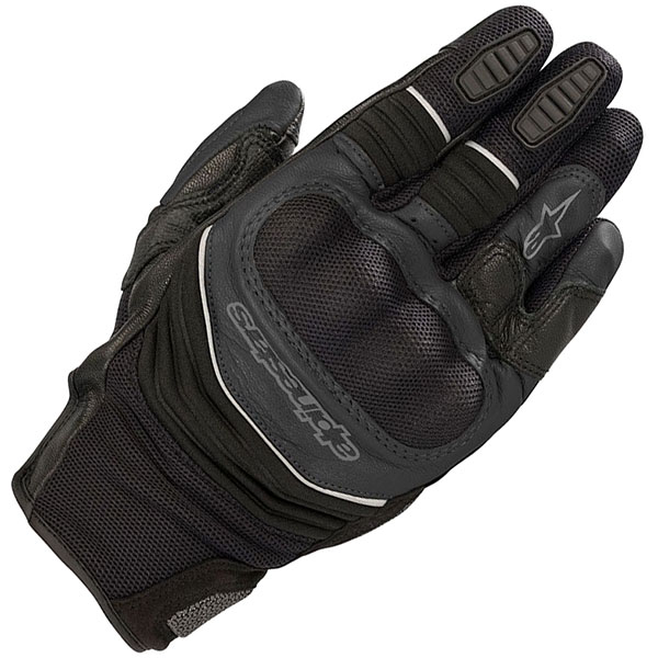 Motorcycle gloves Alpinestars Crosser Air Touring Glove Black Black Black S