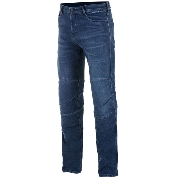 Alpinestars Diesel Daiji Riding Jeans - Blue Distressed - FREE UK DELIVERY