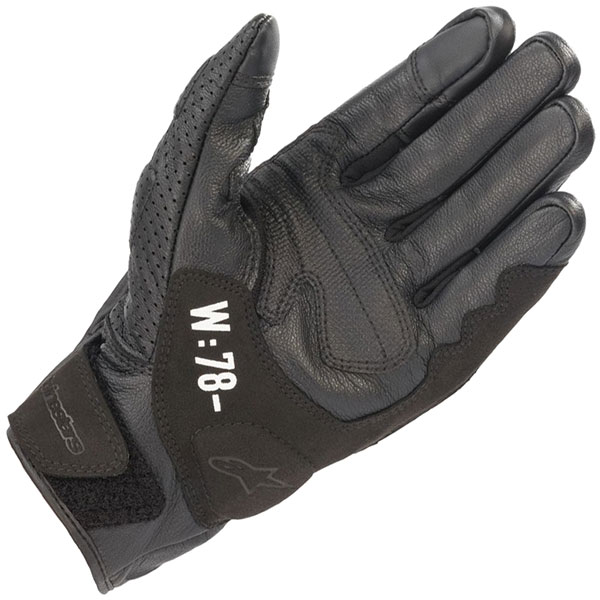 Alpinestars Diesel Kei Leather Gloves - Black - FREE UK DELIVERY