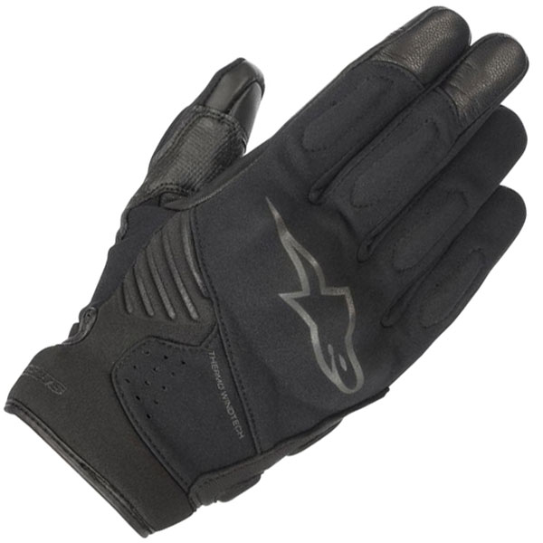 Image of Alpinestars Faster Mixed Gloves - Black / Black