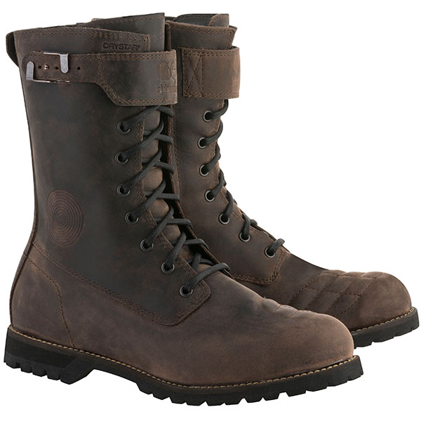Image of Alpinestars Firm Drystar Boots - Oiled Dark Brown