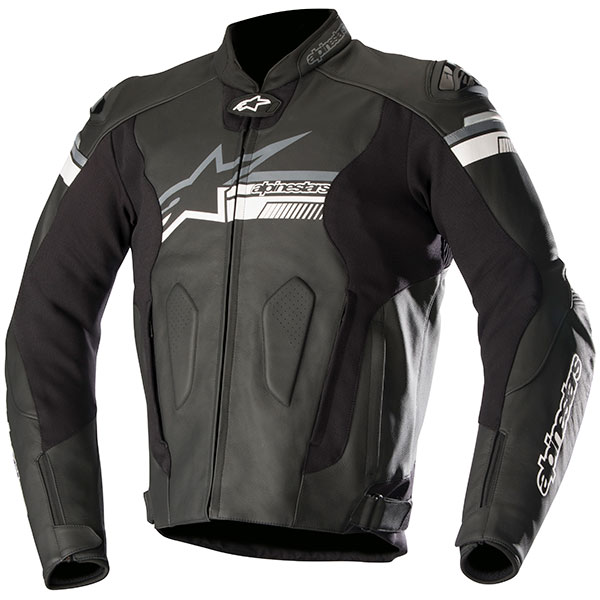 Image of Alpinestars Fuji Leather Jacket - Black