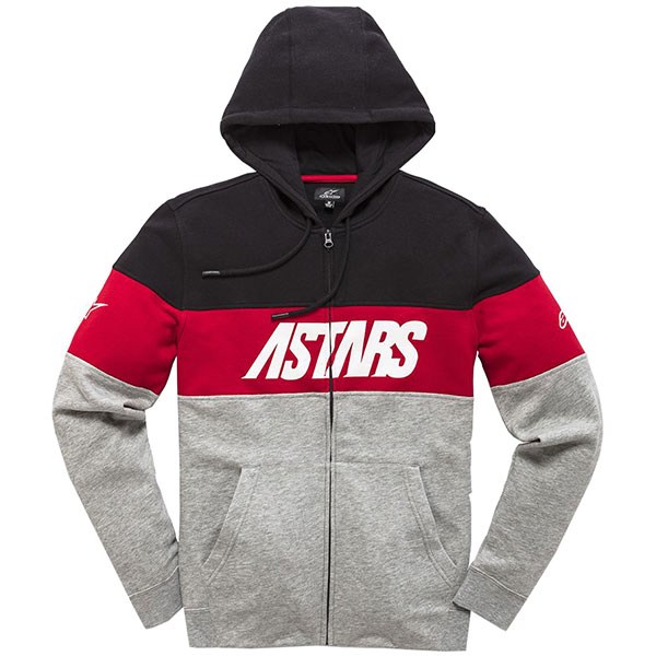Image of Alpinestars Grupo Zip Hoodie - Black / Grey