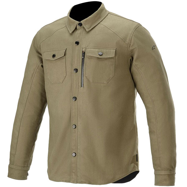 Image of Alpinestars Newman Overshirt Jacket - Military Green