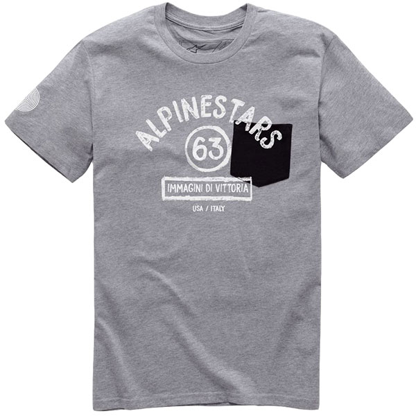 Image of Alpinestars Paint Premium T-Shirt - Grey Heather