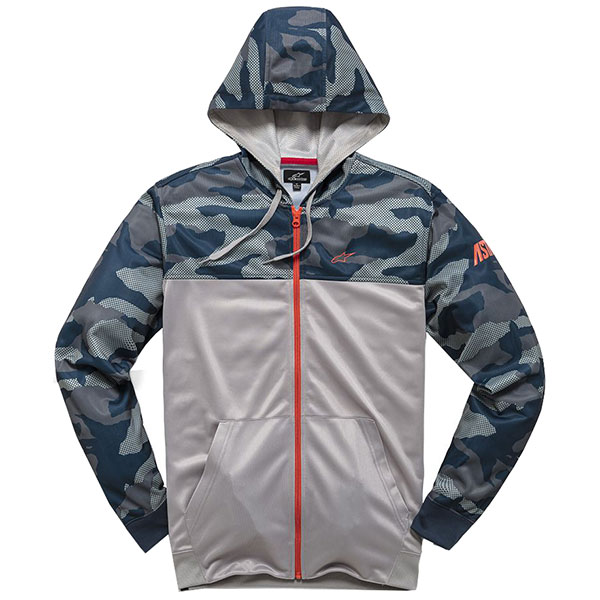 Image of Alpinestars Reckon Zip Hoodie - Navy Camo