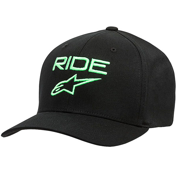 Image of Alpinestars Ride 2.0 Hat - Black / Green