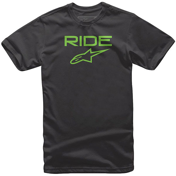 Image of Alpinestars Ride 2.0 T-Shirt - Black / Green