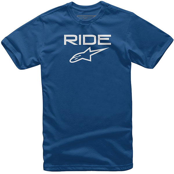 Image of Alpinestars Ride 2.0 T-Shirt - Royal Blue / White