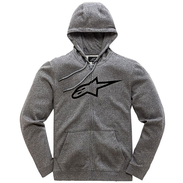 Image of Alpinestars Stella Ageless Ladies Hoodie - Grey Heather / Black